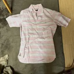 BURBERRY BLACK LABEL ストライプポロシャツ