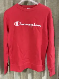 Champion チャンピオン スウェット トレーナー Lサイズ 赤ビッグロゴ