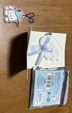 サンリオ シークレット ヘアクリップポチャッコ キーホルダー付き