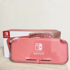 【美品・箱付き】Nintendo Switch Lite ピンク＋ACアダプター