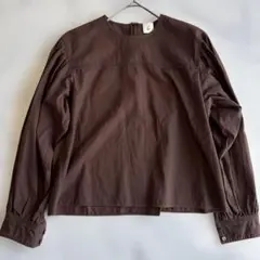 美品 ユナイテッドアローズ フリルカラー ボリューム袖 ブラウス 
