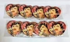 ラメキラハート缶バッジ 鉄虎8点セット