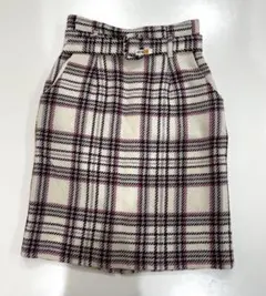 MISCH MASCH チェック柄タイトスカート