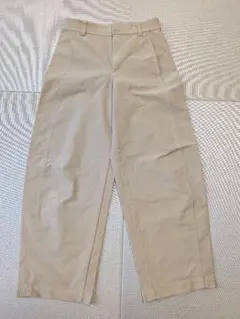 UNIQLO ジャージーバレルレッグパンツ　ベージュ 　М　ユニクロ