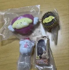 ポムポムプリン カプセルトイ 4点まとめ売り