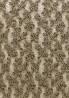 ニット ジャカードレース カットソー モカベージュ　1.5m