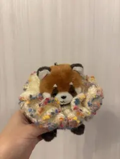 カラフルシュシュ（ハンドメイド）かぎ針編み　amuyo 高質毛糸使用