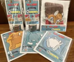 トムとジェリー　一番くじ ハッピーくじ　6点　メモ　マスキング　ジッパーバック