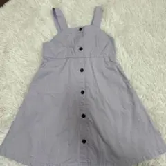 アプレレクール ボタン付きジャンバースカート