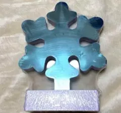 青い雪の結晶ライト USB電源付きスノーフレークライト クリスマス LED