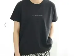 Honeys　ロゴ刺繍 半袖Tシャツ ブラウンのサムネイル
