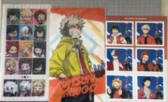 僕のヒーローアカデミア　ヒロアカ　爆豪勝己　クリアファイル　シール