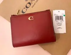 新品coach バイフォールド スナップ ウォレット