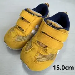 asics アイダホ 15.0cm イエロー キッズスニーカー