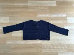 GU ネイビー　長袖カーディガン