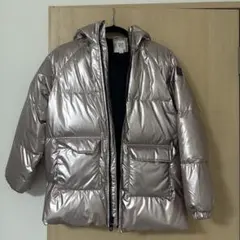 GAP メタリックピンク ダウンジャケット