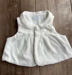 ミキハウス ベビー mikihouse　えり付きベロアベスト50cm-70cm