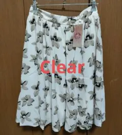 【タグ付き】Clear　花柄スカート　М