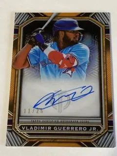 MLB☆ブラディミール・ゲレーロJR 5枚限定直筆サインジャージバットカード 2025年最新】ゲレーロjr 直筆の人気アイテム - メルカリ