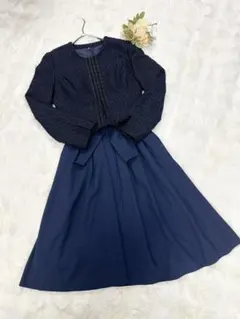 ルイルエブティック　スーツセット　【S】　ワンピース　ネイビー