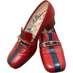 g88 gucci オペラシューズ　GGスプリーム　キャットヘッド　レザー