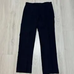 ユニクロ　感動パンツ(ウルトラライト) ウールライク　ネイビー