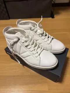 SAINT LAURENT PARIS ハイカットスニーカー ホワイト - メルカリ