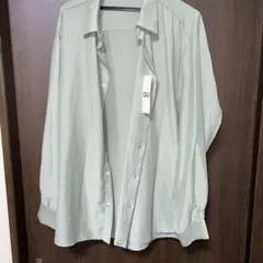 【タグ付き】GU NEW シアー オーバーサイズシャツ（長袖）値下げしました