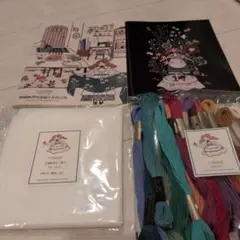 CAHIER 石井寛子 刺繍練習図案帖 刺しゅう糸セット