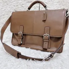 【超希少】コーチ ショルダーバッグ 2way A4収納 ユニセックス