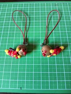 アンパンマン マスコット付きストラップ （非売品）2個セット