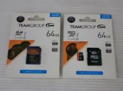 未開封 2枚セット SDXC/microSDXCカード 64GB CLASS10