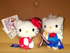 ハローキティ 50周年　ぬいぐるみチャーム　ダニエルくんとセット