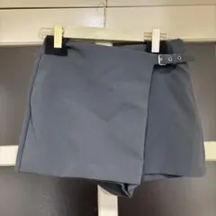 ZARA ザラ　スコート　ミニスカート　ショートパンツ　ショーパン　グレー