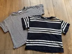 【2枚セット】FITH／quoti use fith ボーダーTシャツ110cm