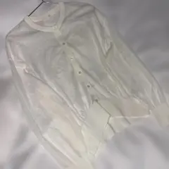 GU シアーカーディガン ホワイト M