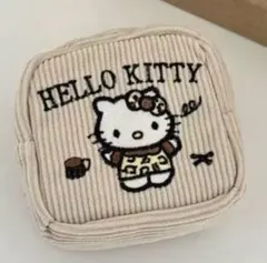 HELLO KITTY コットンポーチ 14cm