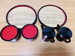 角萬漆器 小皿 ×5枚 * ミンサー織 ランチョンマット ×1枚 | Mercari