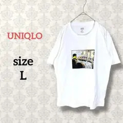 ユニクロ【L】ディズニー・メモリーズ UT グラ フィックTシャツ ホワイト 白