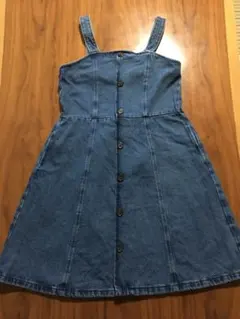 【ＧＵ】１５０センチ、デニムジャンパースカート