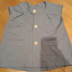 Hamano 幼稚園用スモック 水色 Lサイズ