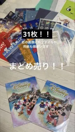 東京ディズニーリゾート クリアファイル31枚セット　ノート　ファイル　サザン