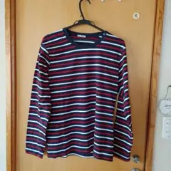 未使用　GU ストライプデザイン長袖Tシャツ Lサイズのサムネイル