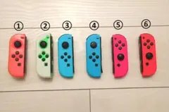 【ジャンク】ニンテンドースイッチ ジョイコン 6個セット