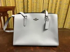 COACH スカイブルー　トートバッグ