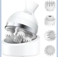 ⭐️匿名発送⭐️ ヘッドスパ 電動頭皮ブラシ 頭皮ケア 3D振動 360°回転