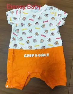 チップとデールロンパース 80サイズ ディズニー