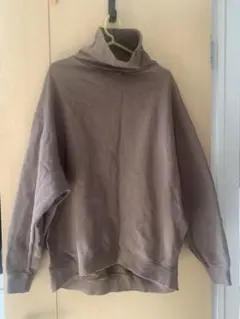 ハートマーケット　裏起毛　ハイネック　プルオーバー　スエット　フリーサイズ　厚手