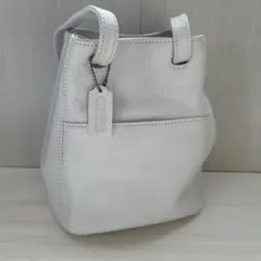 Vintage Coach オールドコーチ ショルダーバッグ 白