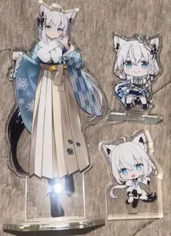 ホロライブ 白上フブキ アクリルスタンド 3点セット